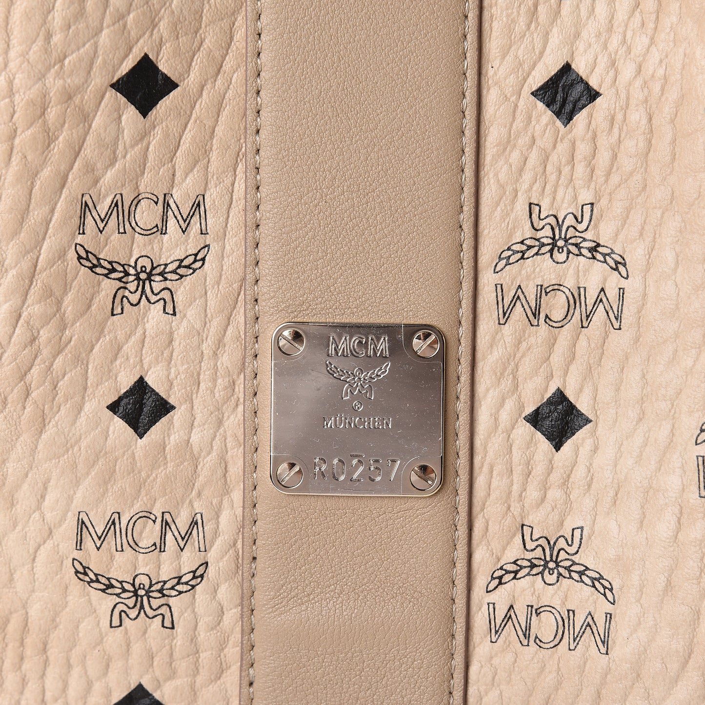Visetos Large Liz Reversible Shopper Tote Beige