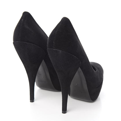 Saint Laurent Kid Scamosciato Lucy 105 Pumps 40 Black 4 of 8