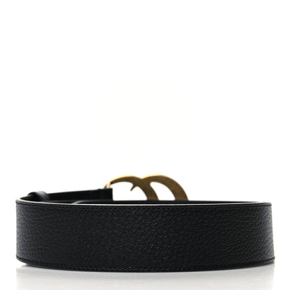 Gucci Textured Dollar Calfskin Double G 40mm Belt 95 38 Black 2 of 5