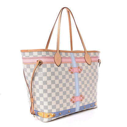 Louis Vuitton Damier Azur Summer Trunks Neo Neverfull MM 3 of 12