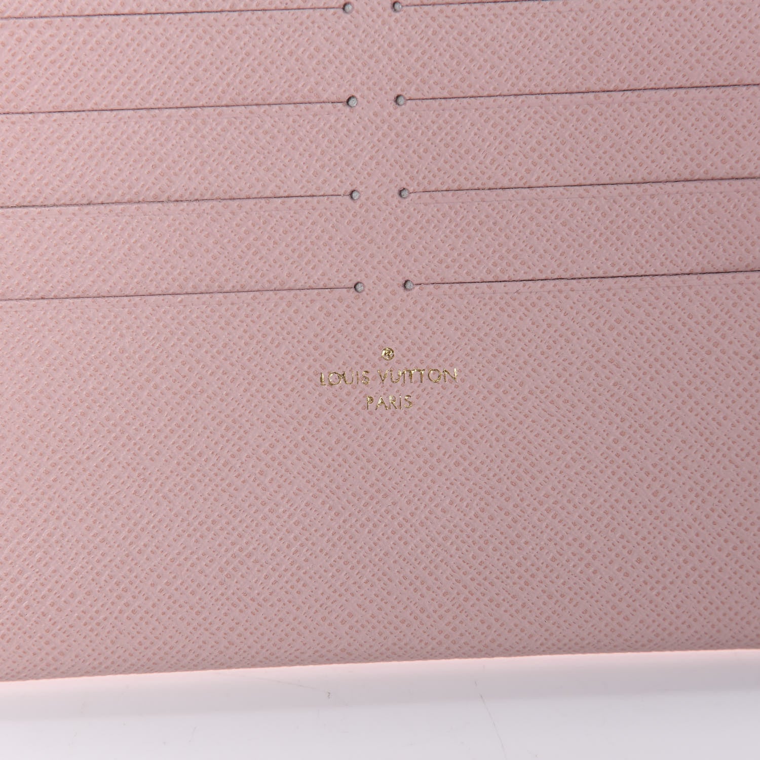 Louis Vuitton Calfskin Felicie Card Holder Insert Rose Ballerine 6 of 6