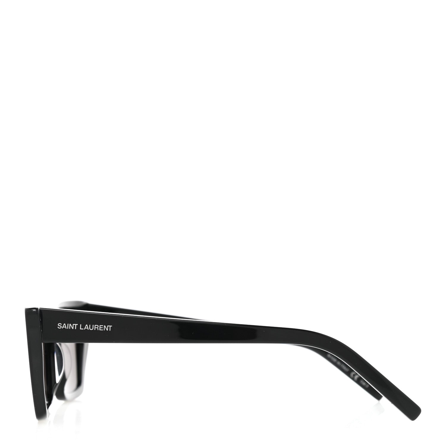 Saint Laurent Acetate Mica Cat Eye Sunglasses SL 276 Black 3 of 8