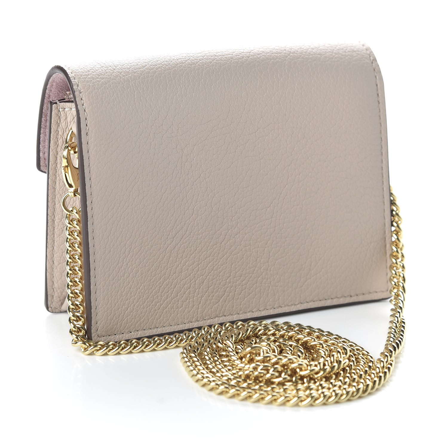 Louis Vuitton Soft Calfskin Mini My Lockme Chain Pochette Greige 3 of 10