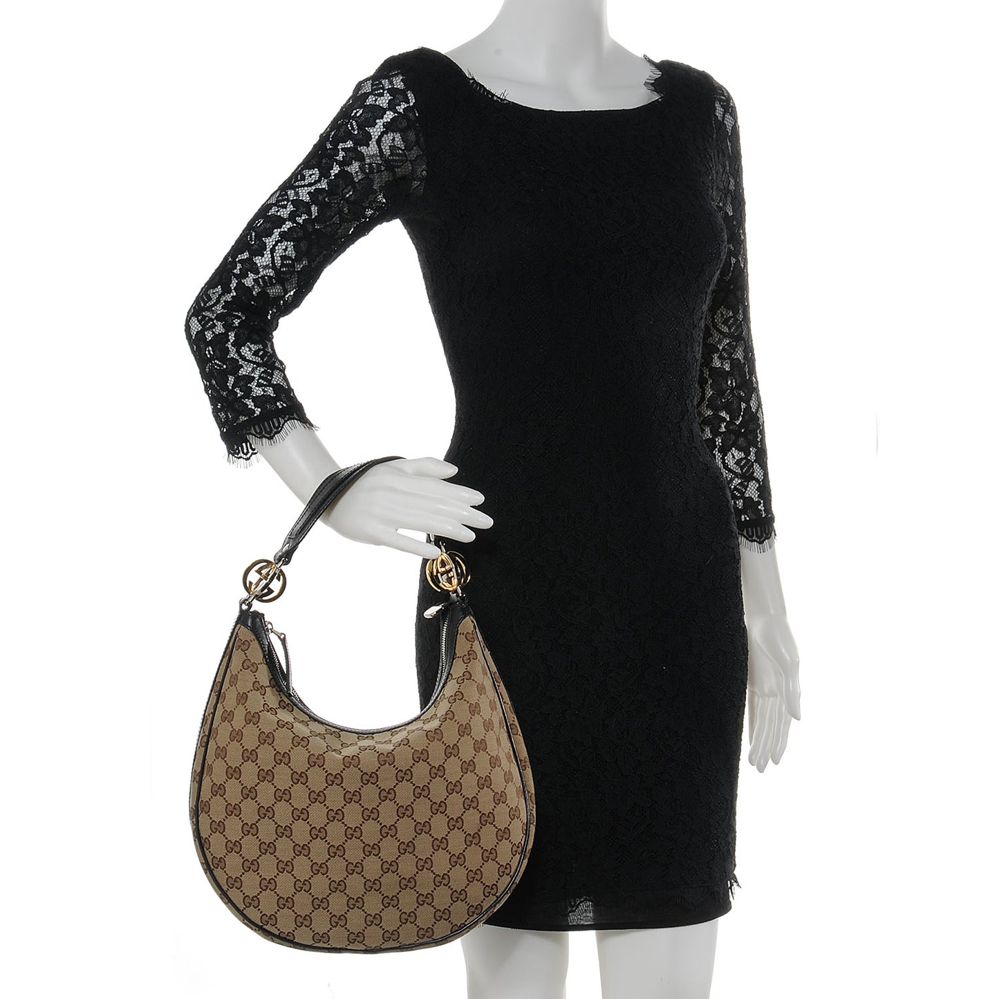 Monogram GG Twins Medium Hobo