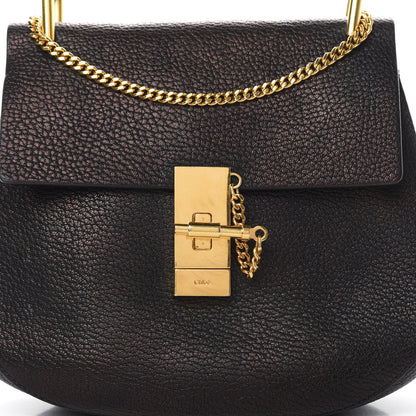 Chloe Grained Lambskin Drew Shoulder Bag Black 8 of 12