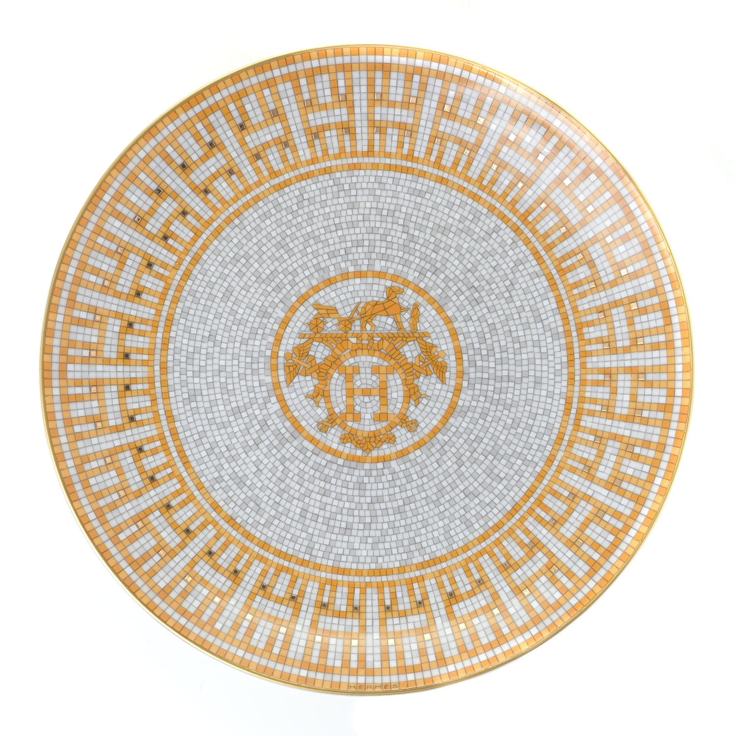 Porcelain Mosaique au 24 Dessert Plate Set of 2