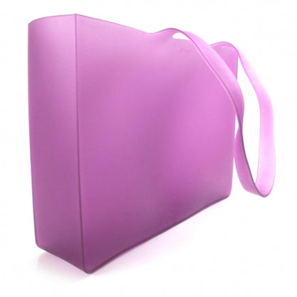 Chanel Jelly Rubber Large Tote Purple 3 of 8