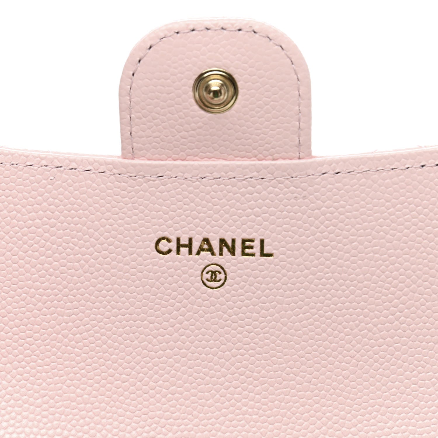 Chanel Caviar Quilted Large Gusset Flap Wallet Light Pink 6 of 9