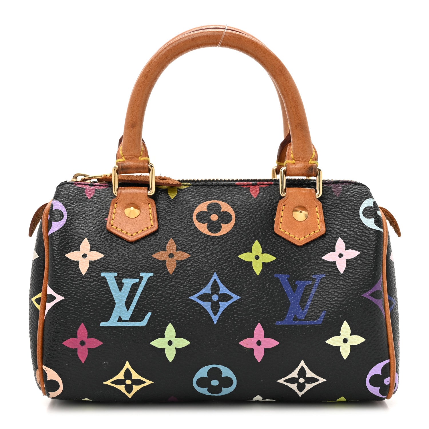 Louis Vuitton Monogram Multicolor Mini Sac HL Speedy Black 1 of 15
