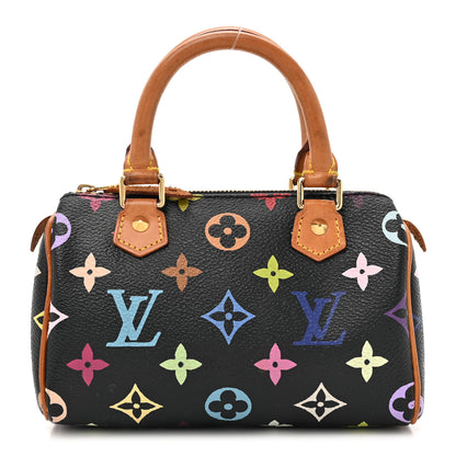 Louis Vuitton Monogram Multicolor Mini Sac HL Speedy Black 1 of 15