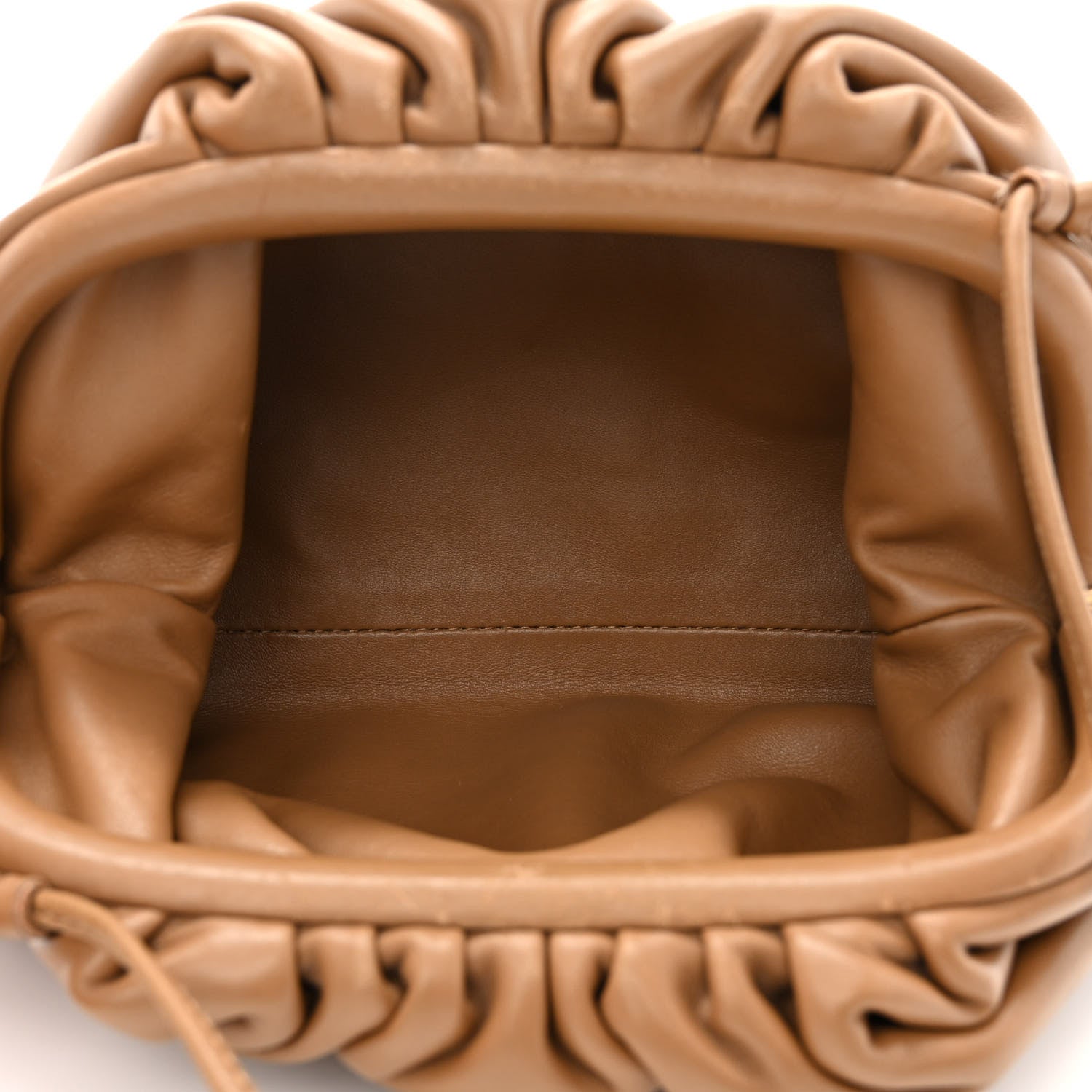Bottega Veneta Butter Calfskin The Mini Pouch Cammello 5 of 13