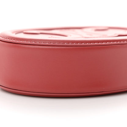 Celine Smooth Calfskin Cuir Triomphe Oval Purse Crossbody Lipstick 8 of 9