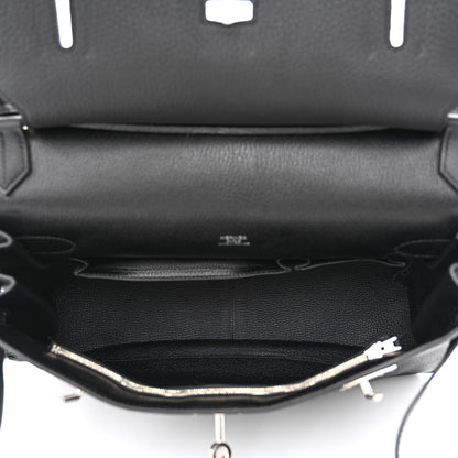 Hermes Taurillon Clemence Jypsiere 34 Black 5 of 11