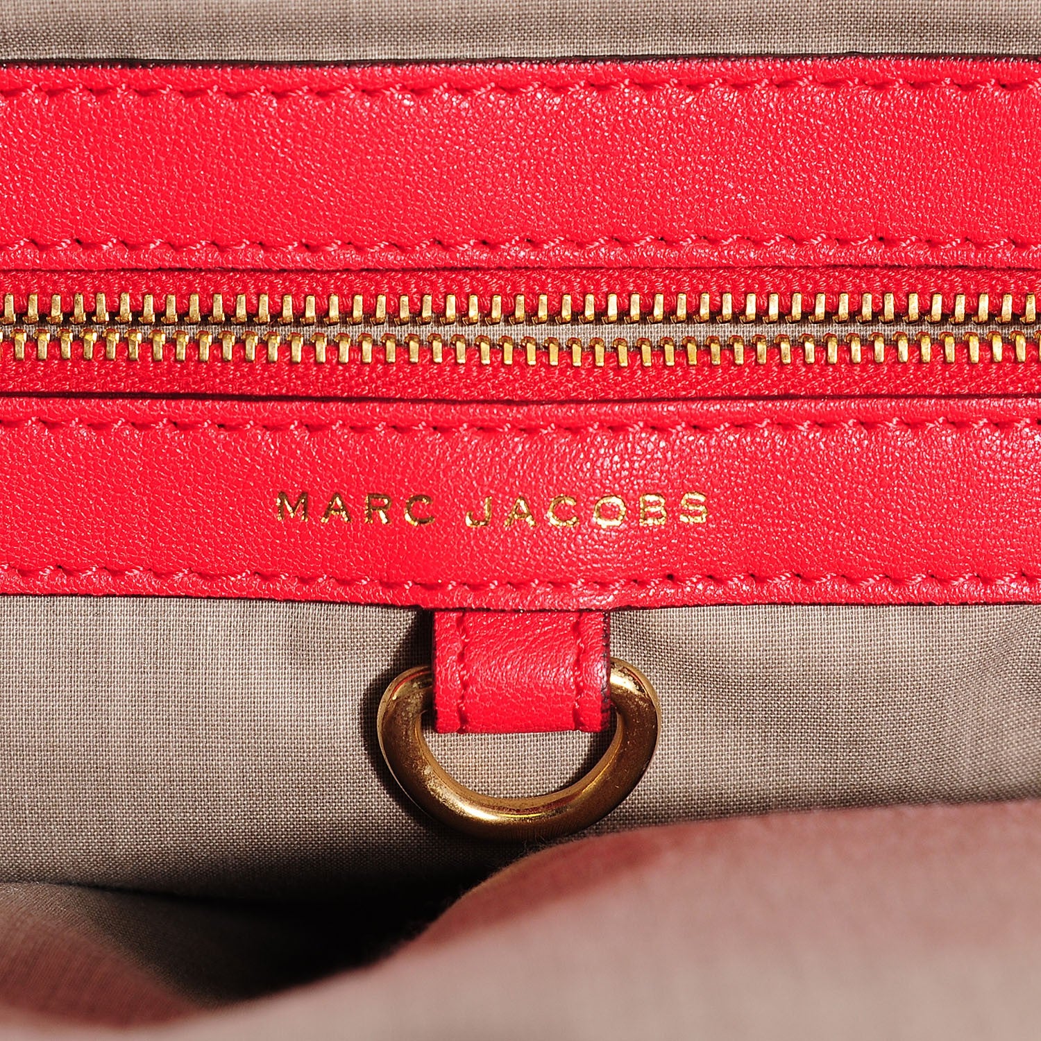 Marc Jacobs Calfskin Quilted Stam Coral 6 of 10