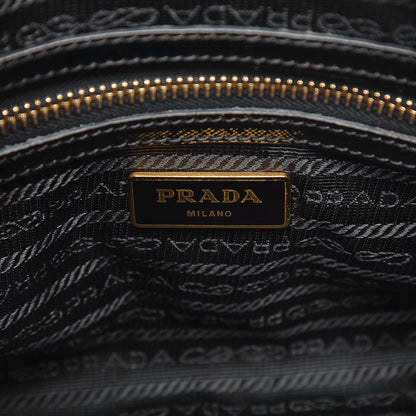 Prada Saffiano Vernice Petite Bowler Black 7 of 8