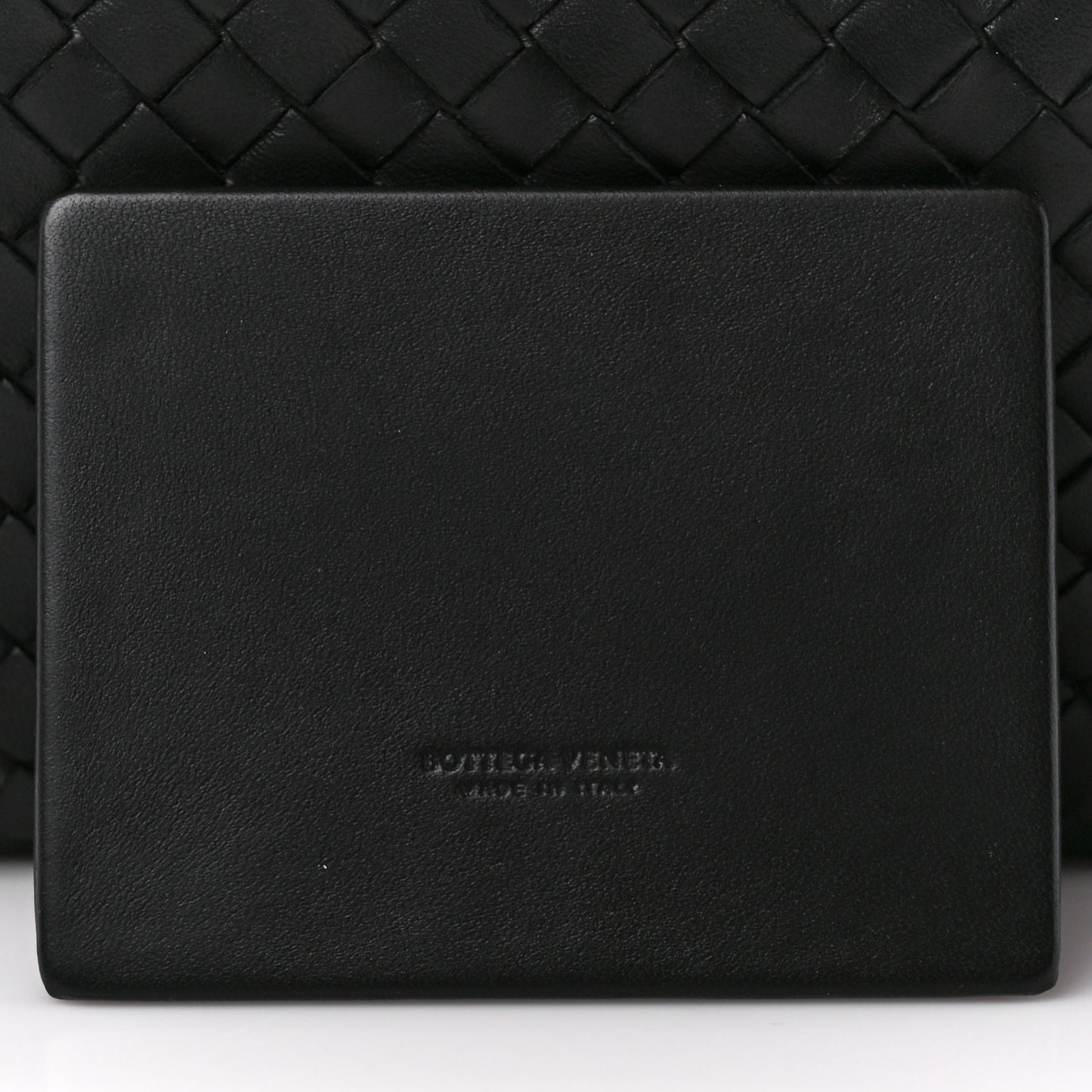 Nappa Intrecciato Nodini Crossbody Messenger Black