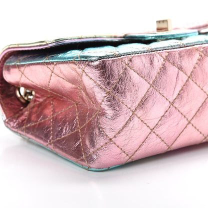 Chanel Metallic Goatskin Quilted Mini 2.55 Reissue Flap Multicolor 8 of 10