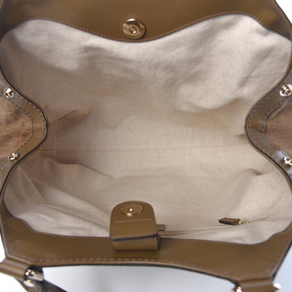 Gucci Monogram Corduroy Medium Sukey Tote Brown 5 of 13