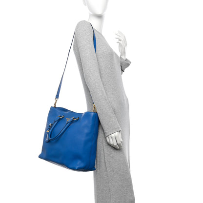 Prada Vitello Daino Shopping Tote Marea 2 of 9