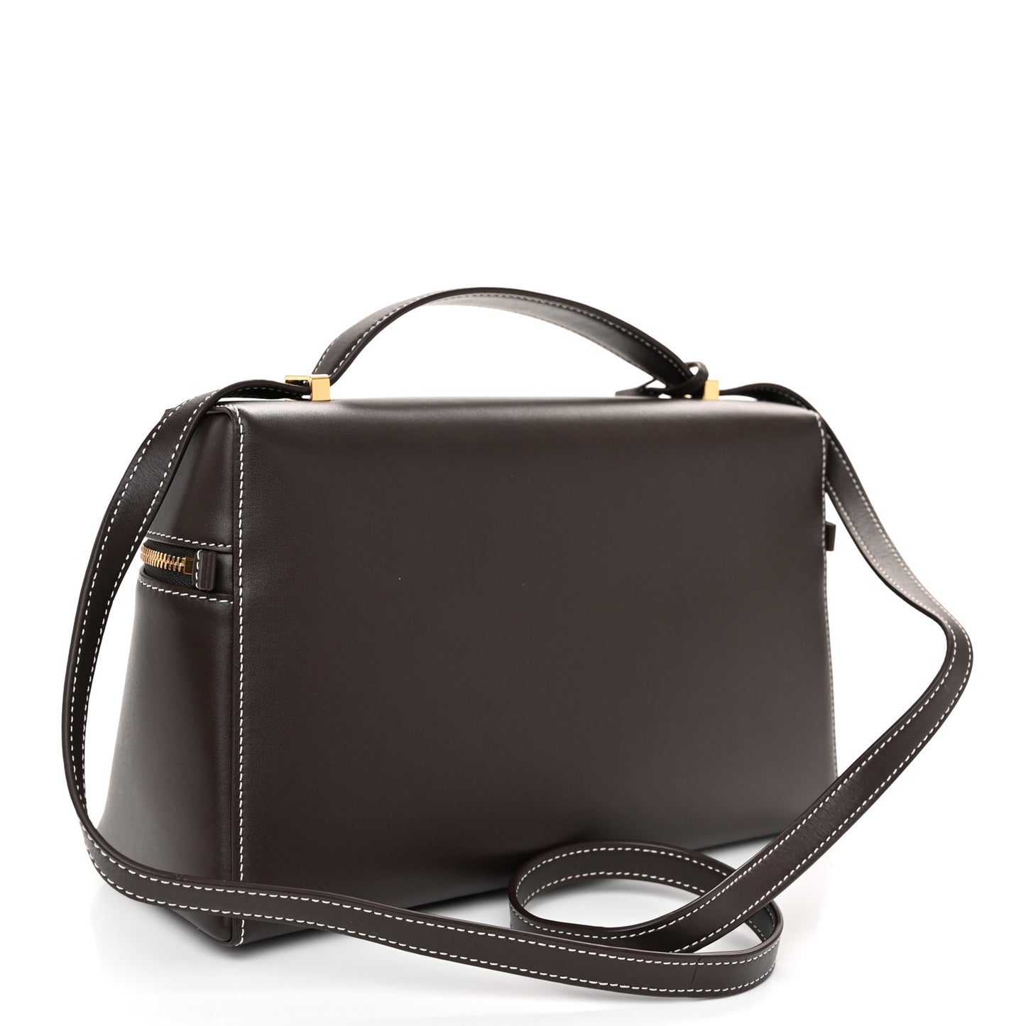 Smooth Calfskin Extra Bag L27 Dark Chocolate Licorice