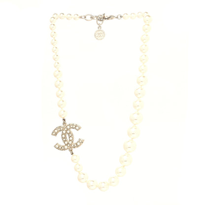 Chanel Pearl CC 100th Anniversary Necklace Light Gold 2 of 3