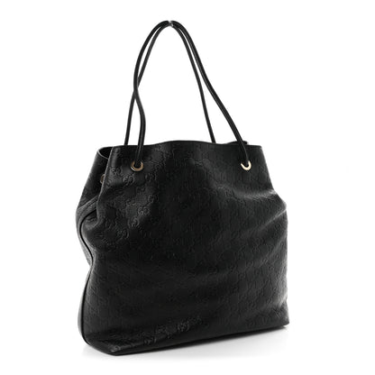 Gucci Guccissima Monogram Gifford Tote Black 3 of 10