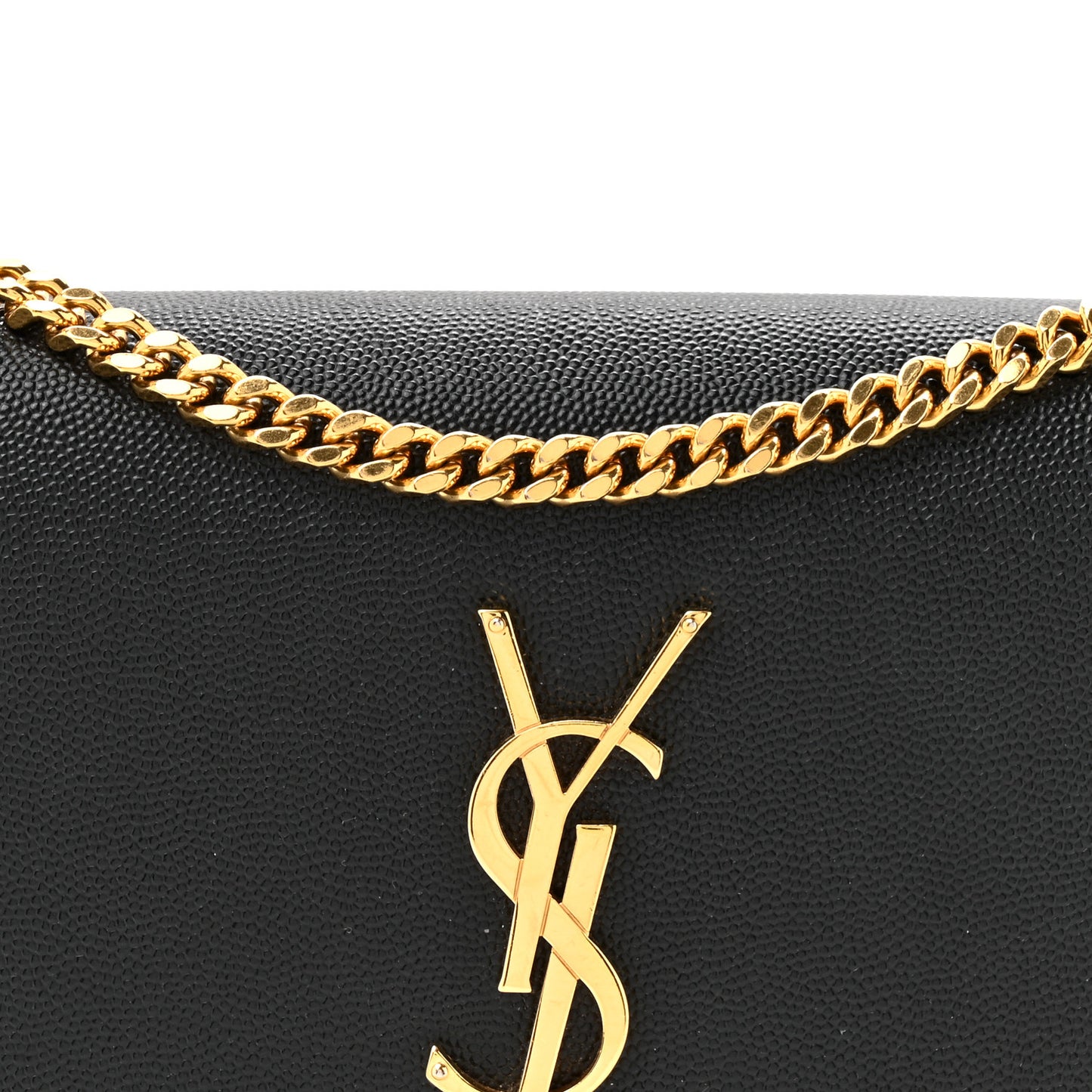 Grain De Poudre Small Monogram Kate Satchel Black