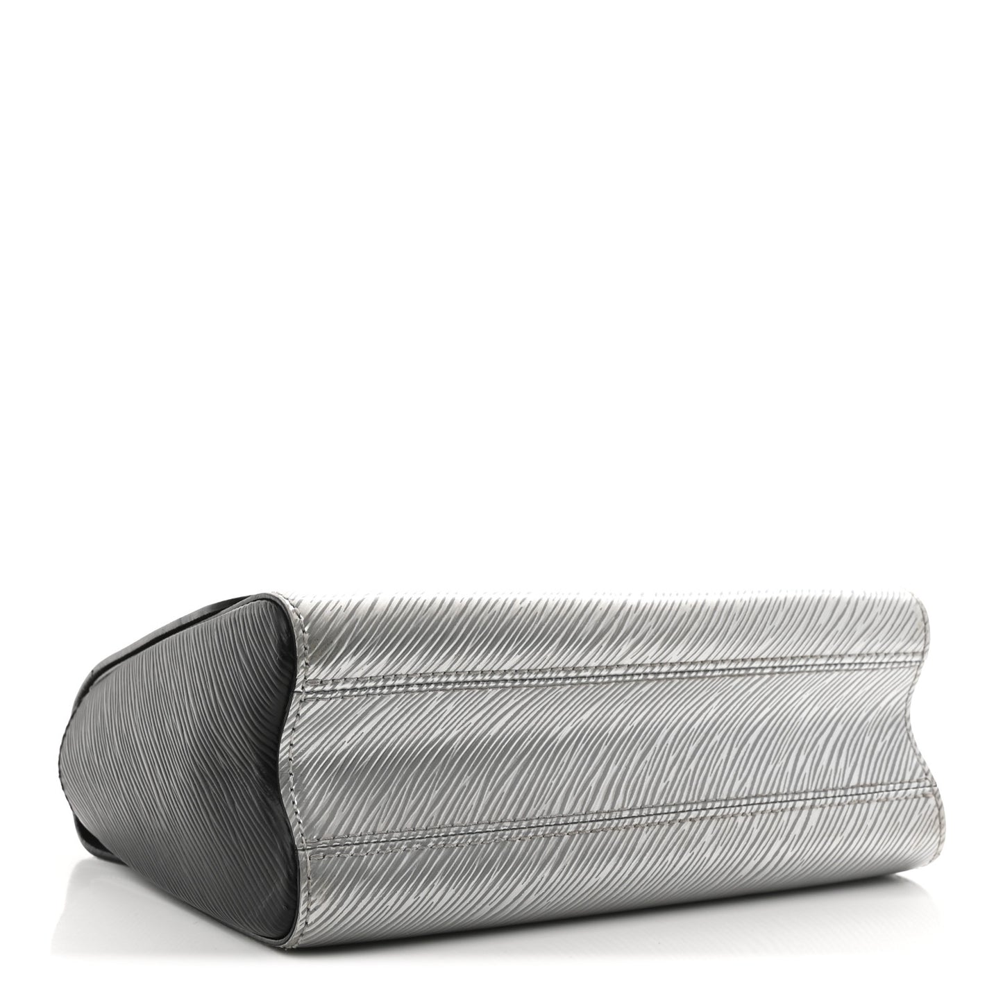 Epi Twist Shoulder Bag MM Argent
