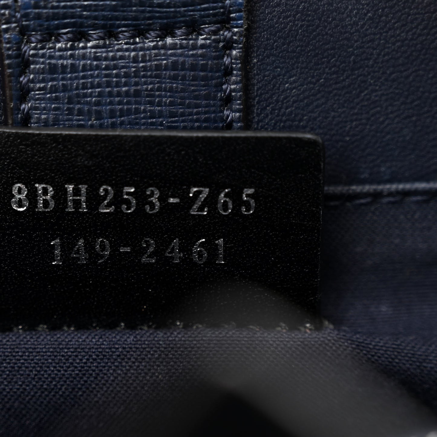 Vitello Elite Bi-Color Petite 2Jours Tote Blue Notte Papavero