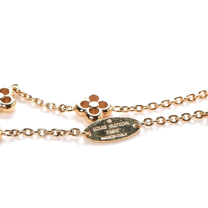 Louis Vuitton Brass Flower Full Bracelet Gold 4 of 6
