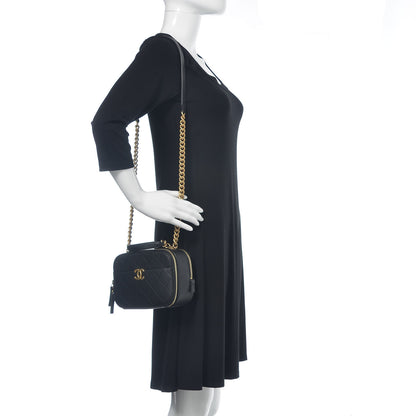 Chanel Caviar Quilted Small Camera Bag Black 2 of 10