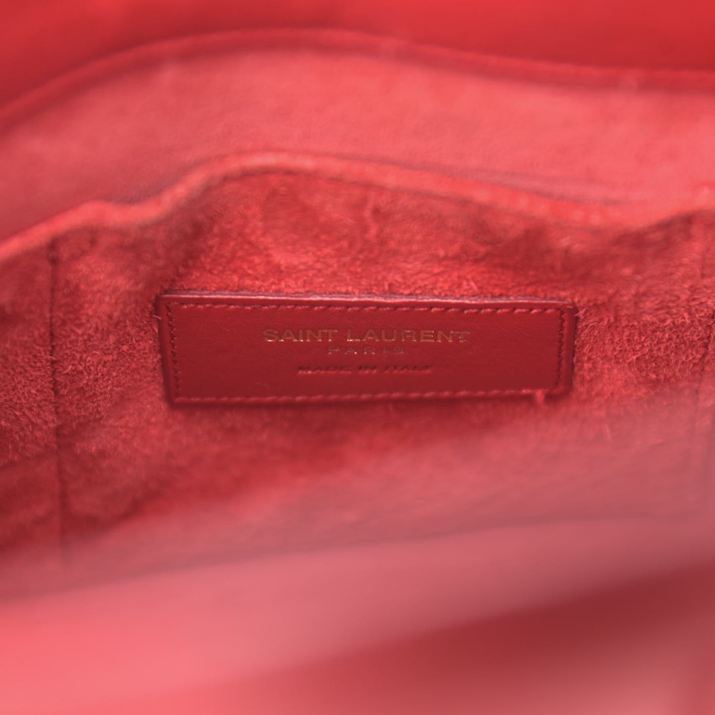 Calfskin Nano Sac De Jour Lipstick Red