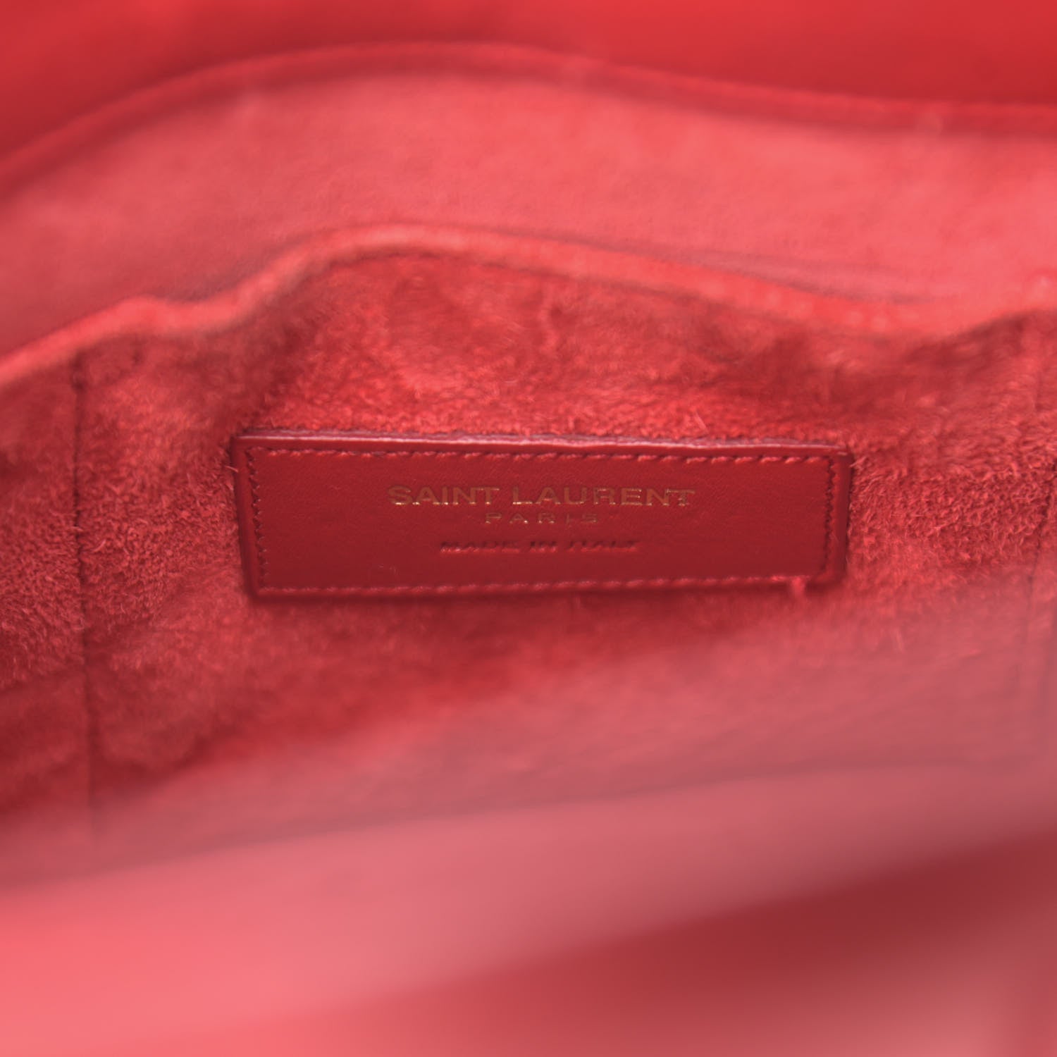 Saint Laurent Calfskin Nano Sac De Jour Lipstick Red 5 of 13