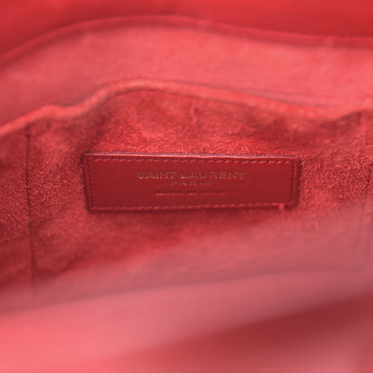 Saint Laurent Calfskin Nano Sac De Jour Lipstick Red 5 of 13