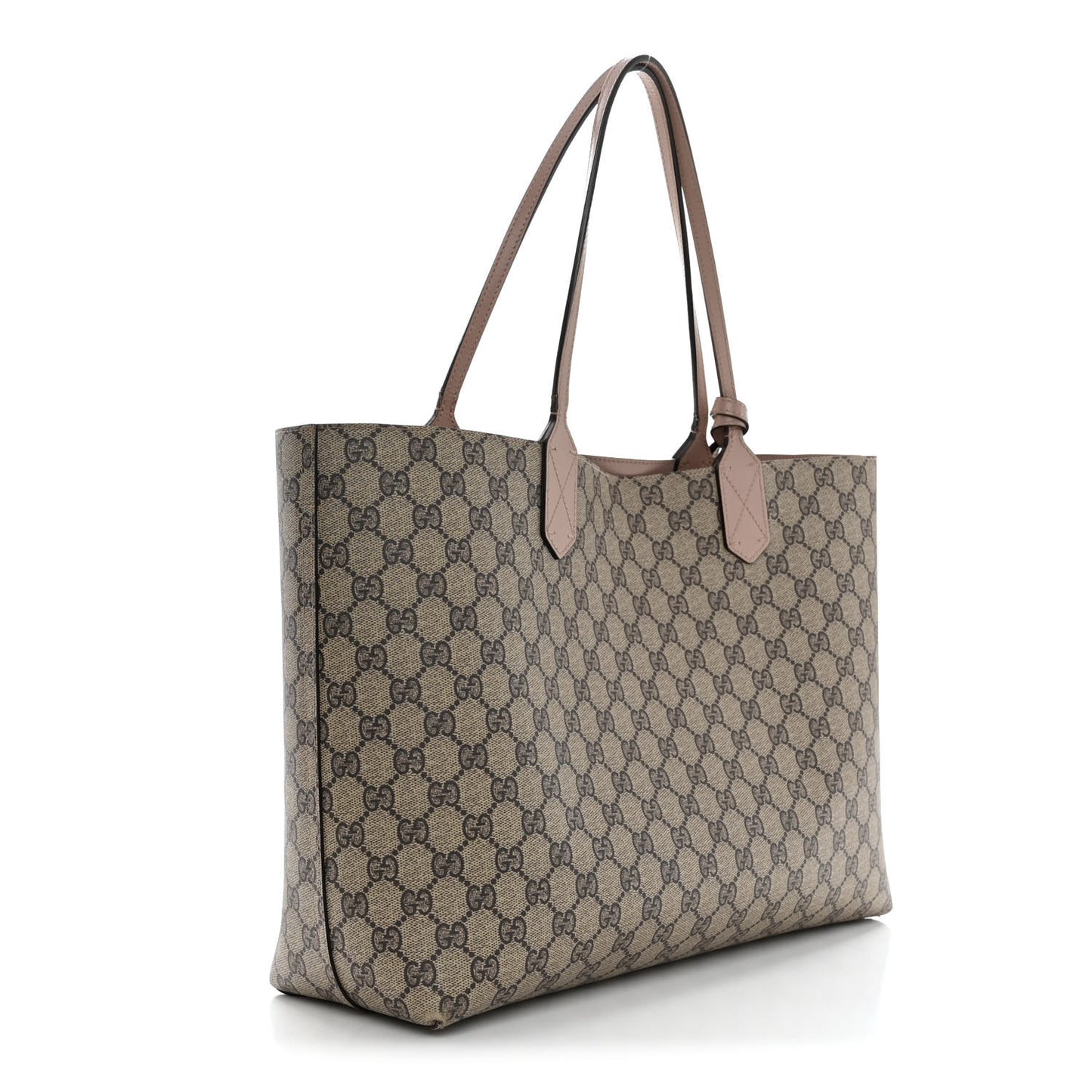 GG Supreme Monogram Medium Reversible Tote Beige Dark Cipria