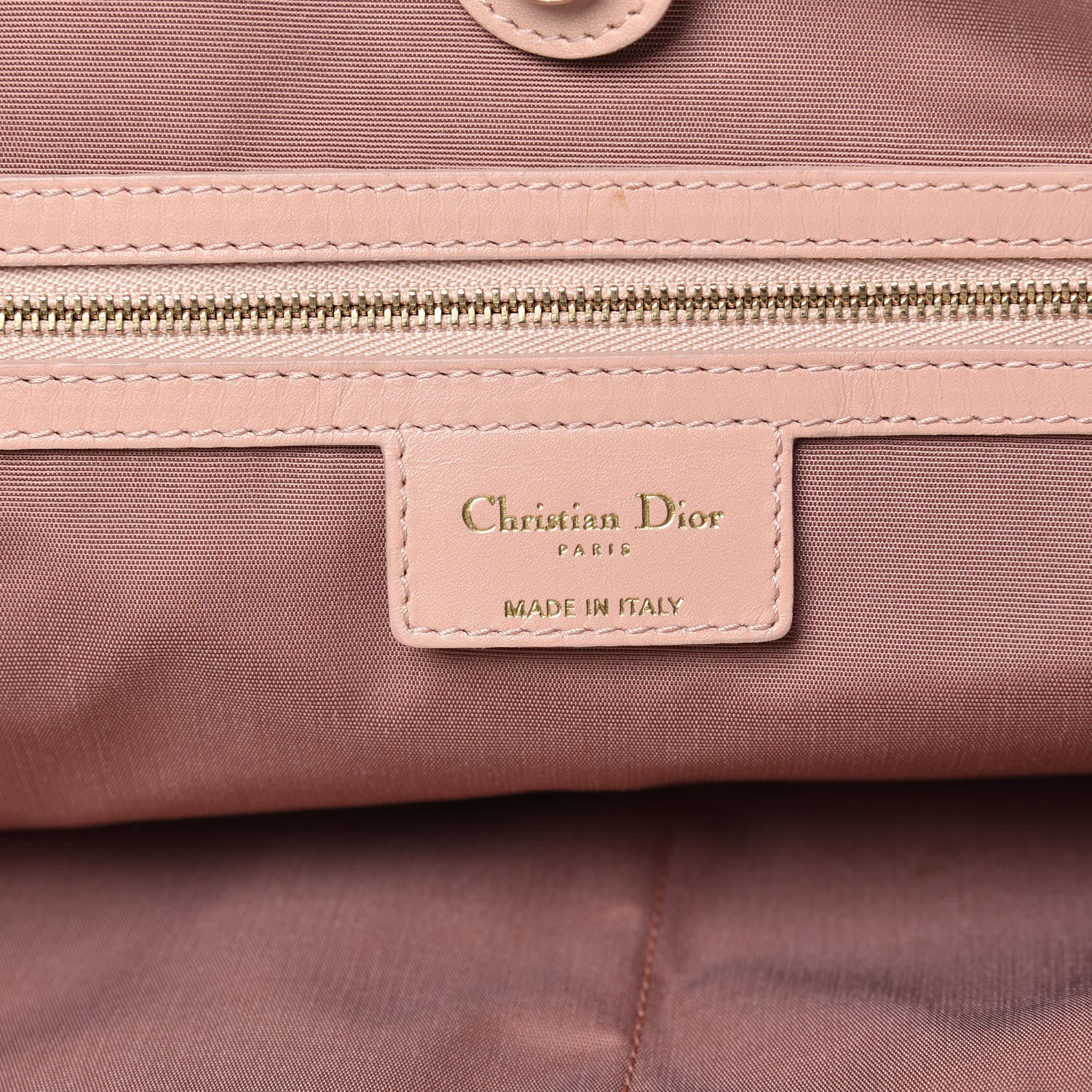 Christian Dior Coated Canvas Cannage Medium Panarea Tote Rosato 6 of 10