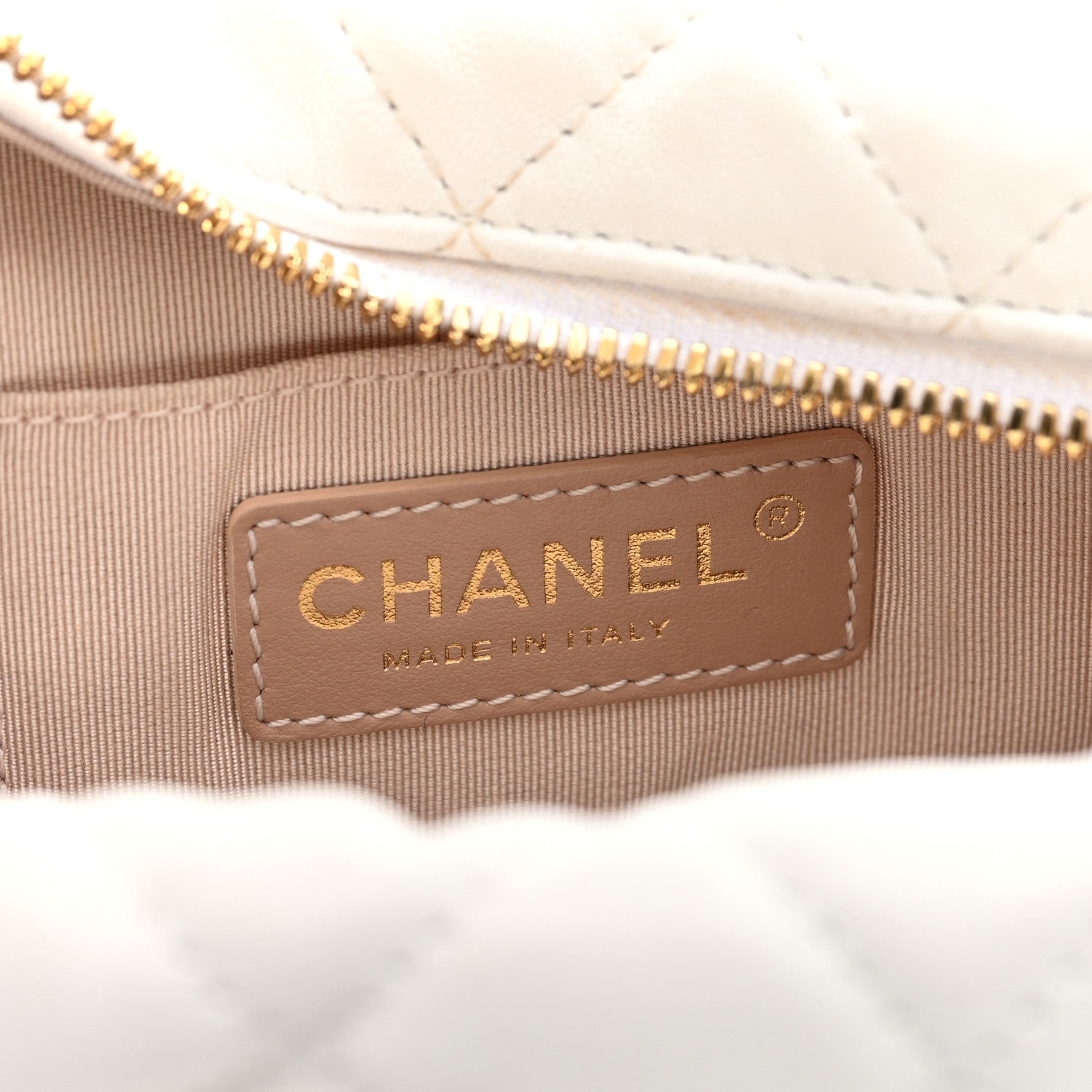 Chanel Lambskin Quilted Small Perfect Meeting Hobo White 5 of 9
