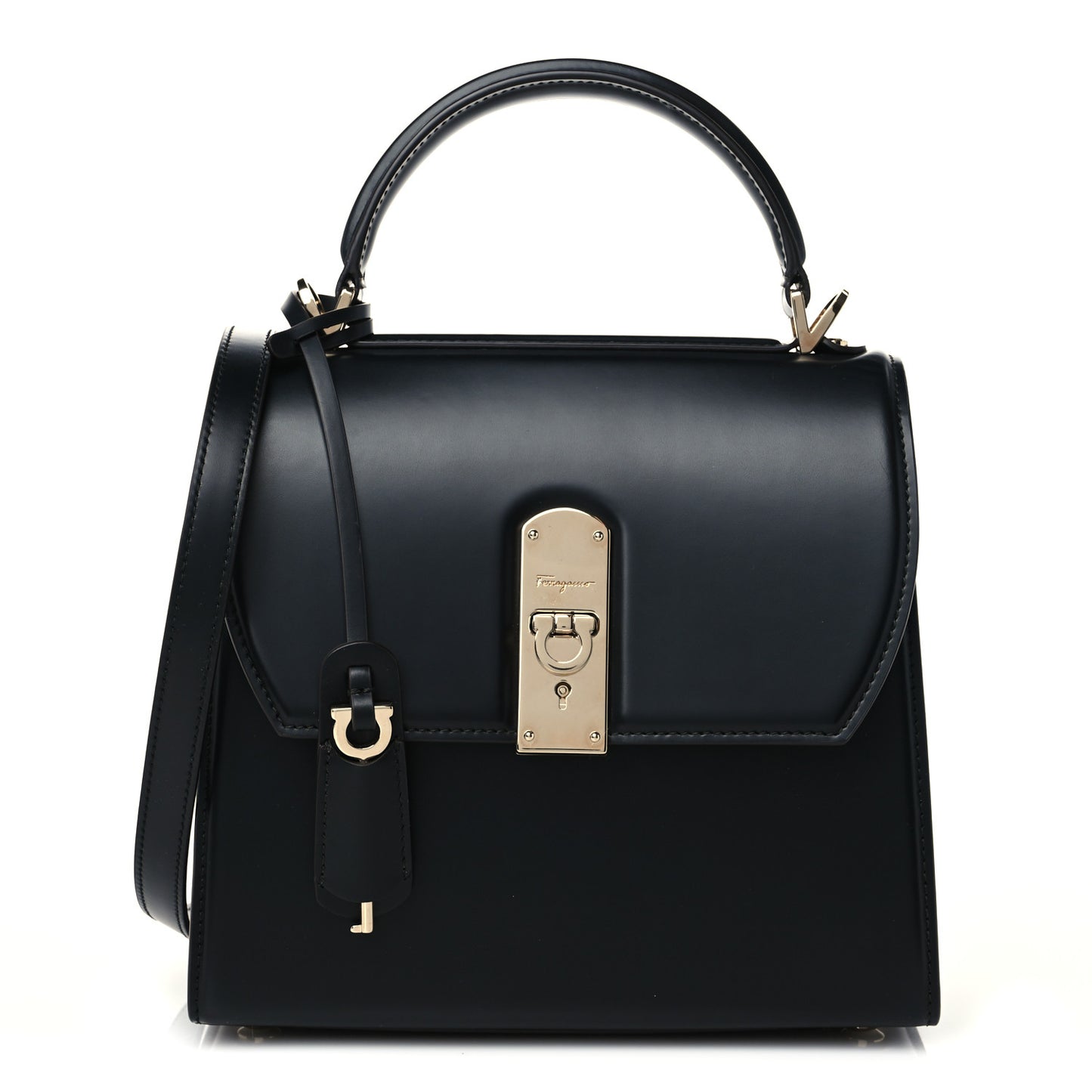 Smooth Calfskin Small Boxyz Black