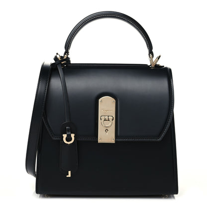 Salvatore Ferragamo Smooth Calfskin Small Boxyz Black 1 of 7