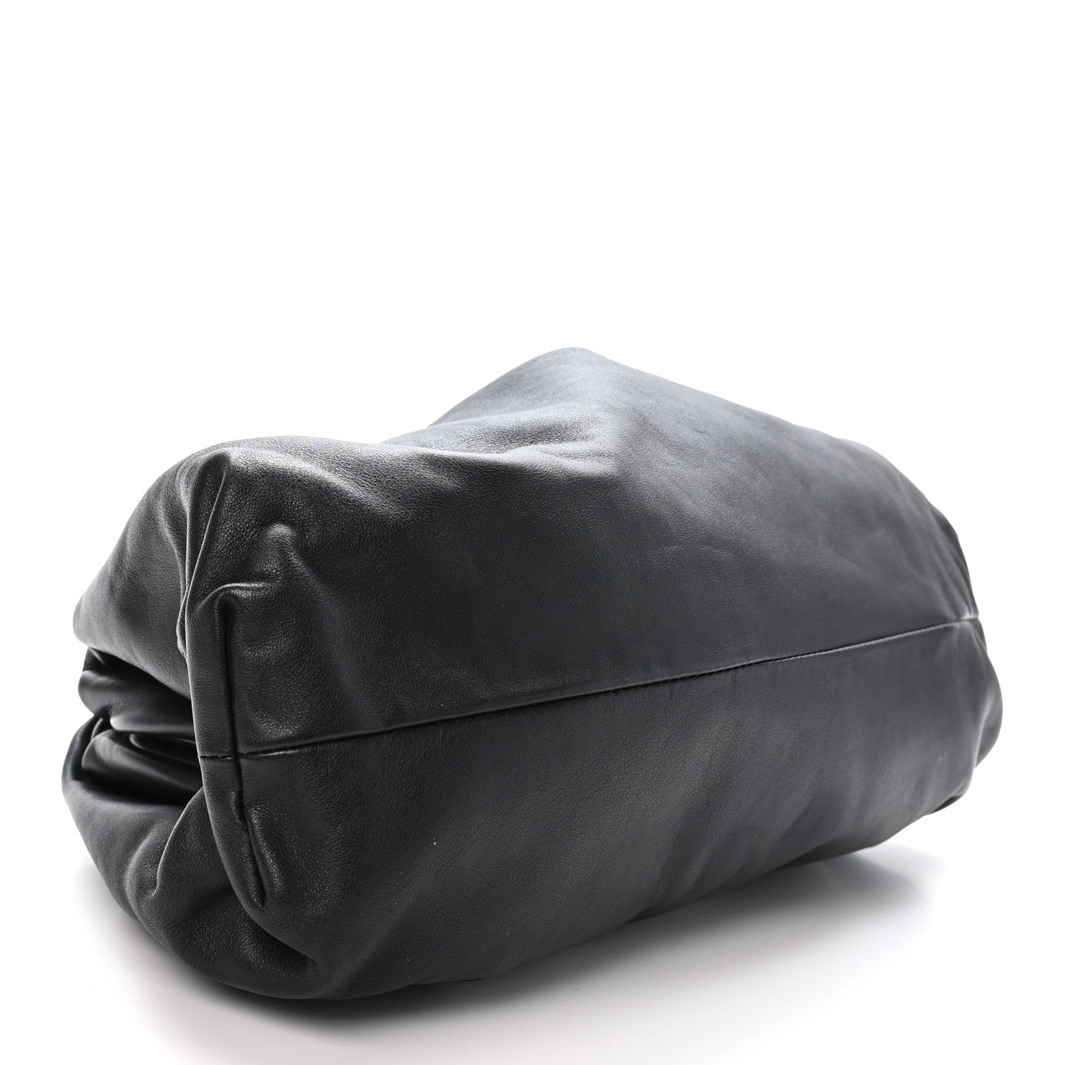 Bottega Veneta Smooth Butter Calf The Pouch Oversized Clutch Black 4 of 10
