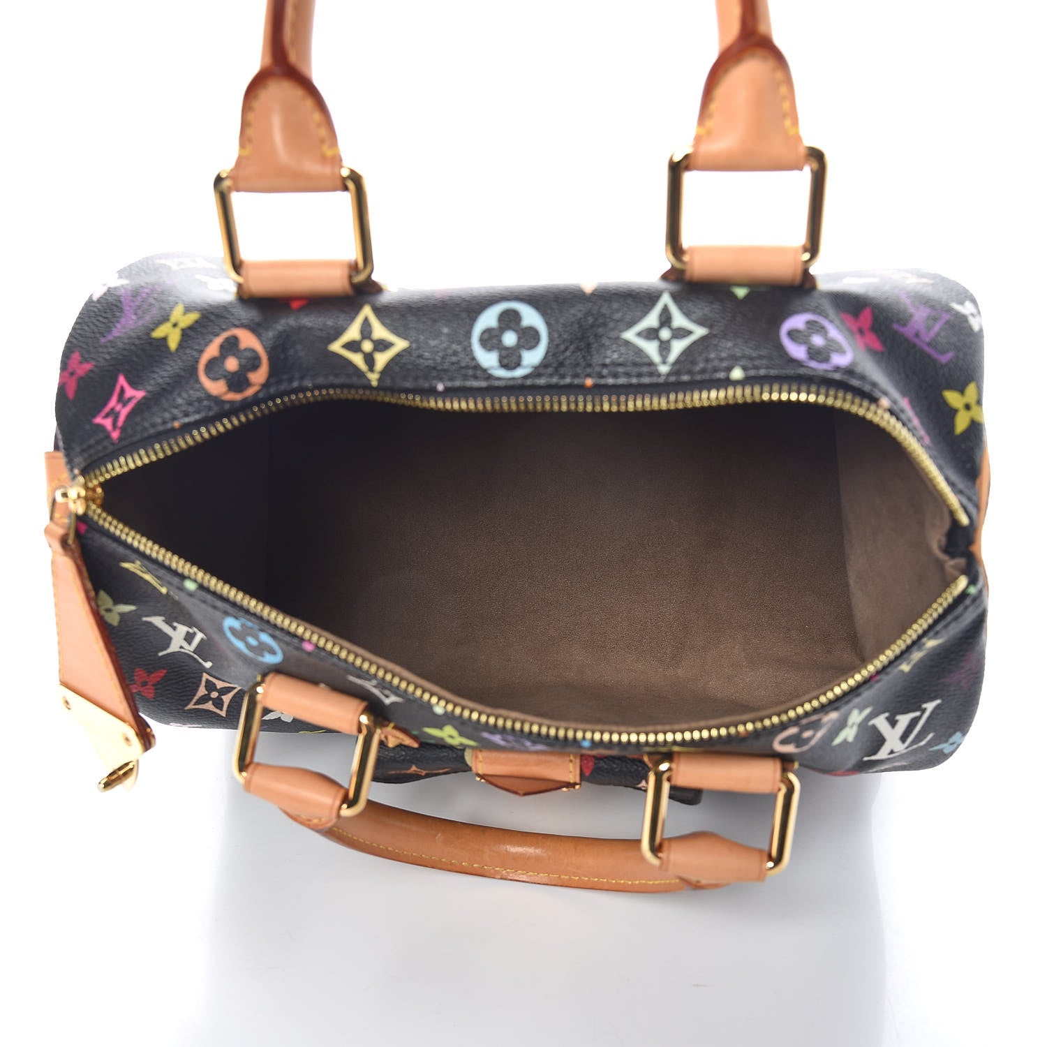 Louis Vuitton Monogram Multicolor Speedy 30 Black 5 of 12