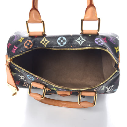 Louis Vuitton Monogram Multicolor Speedy 30 Black 5 of 12