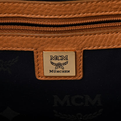 MCM Visetos Studded Medium Stark M Backpack Cognac 6 of 19