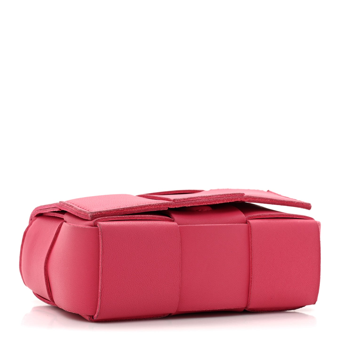 Lambskin Maxi Intrecciato Extra Mini Cassette Crossbody Bag Bon Bon