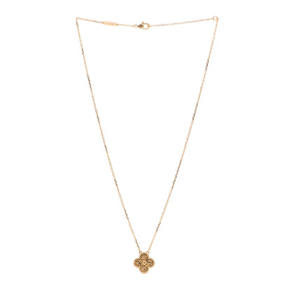 Van Cleef & Arpels 18K Yellow Gold Vintage Alhambra Pendant Necklace 3 of 6