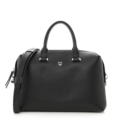 MCM Grained Calfskin Medium Ella Boston Black 1 of 11