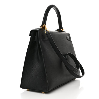 Hermes Epsom Kelly Sellier 28 Black 3 of 14