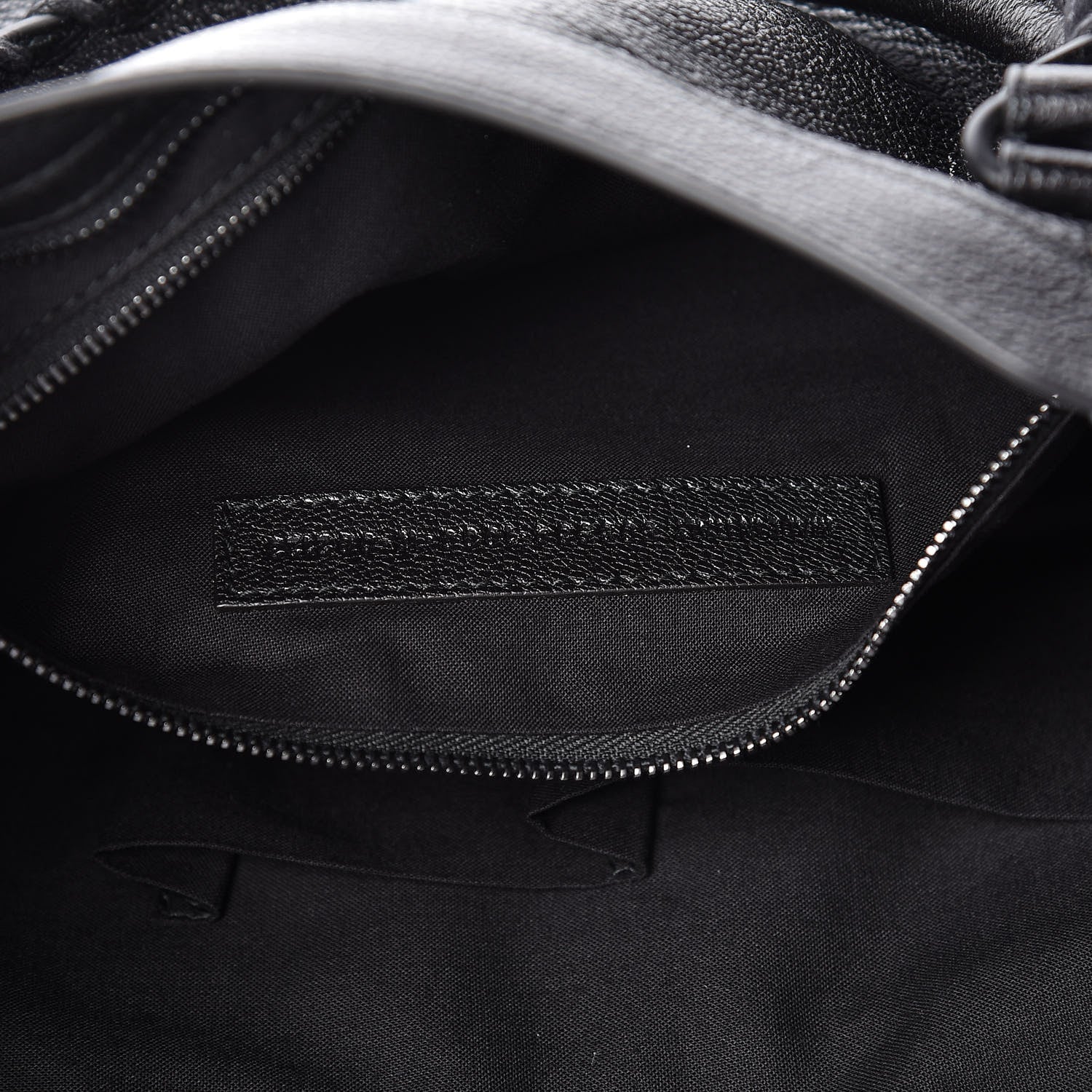 Balenciaga Shiny Grained Goatskin Black Metallic Edge City Black 7 of 10
