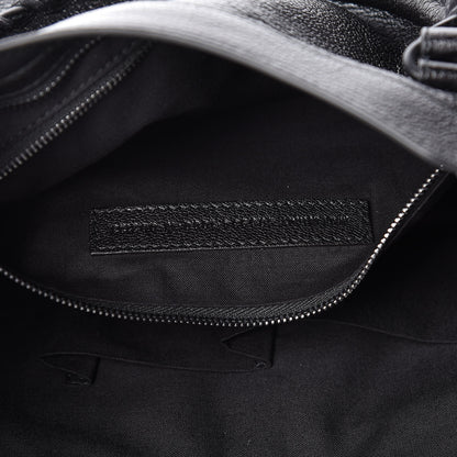 Balenciaga Shiny Grained Goatskin Black Metallic Edge City Black 7 of 10