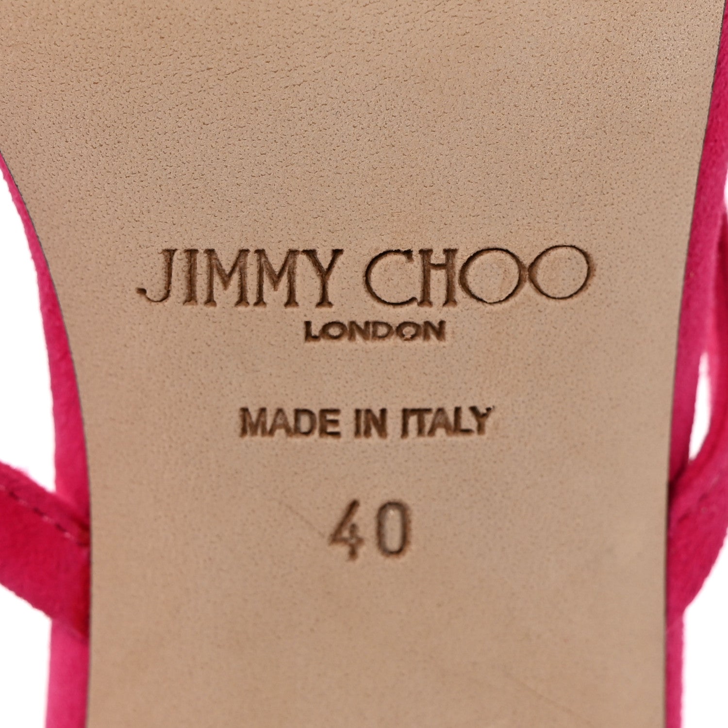 Jimmy Choo Suede Maelie 70 Mule Pumps 40 Light Fuchsia 6 of 13